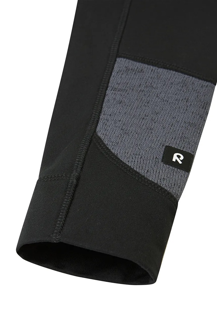 Reima felpa in pile bambini Liukuen nero 5200046B.9BYA