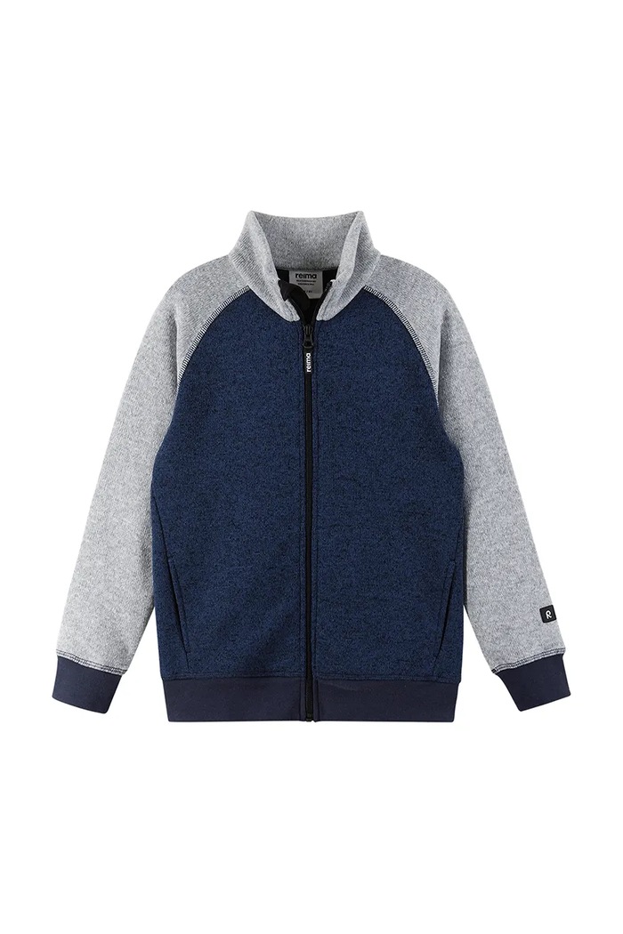 Reima felpa in pile bambini Neulomus melange blu 5200365A.9BYA