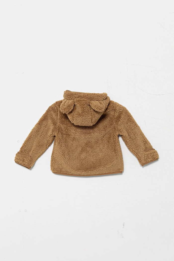 The North Face Kojenecká mikina The North Face BABY CAMPSHIRE F/Z HOODIE NF0A88VWBQ81 hnědá AW25