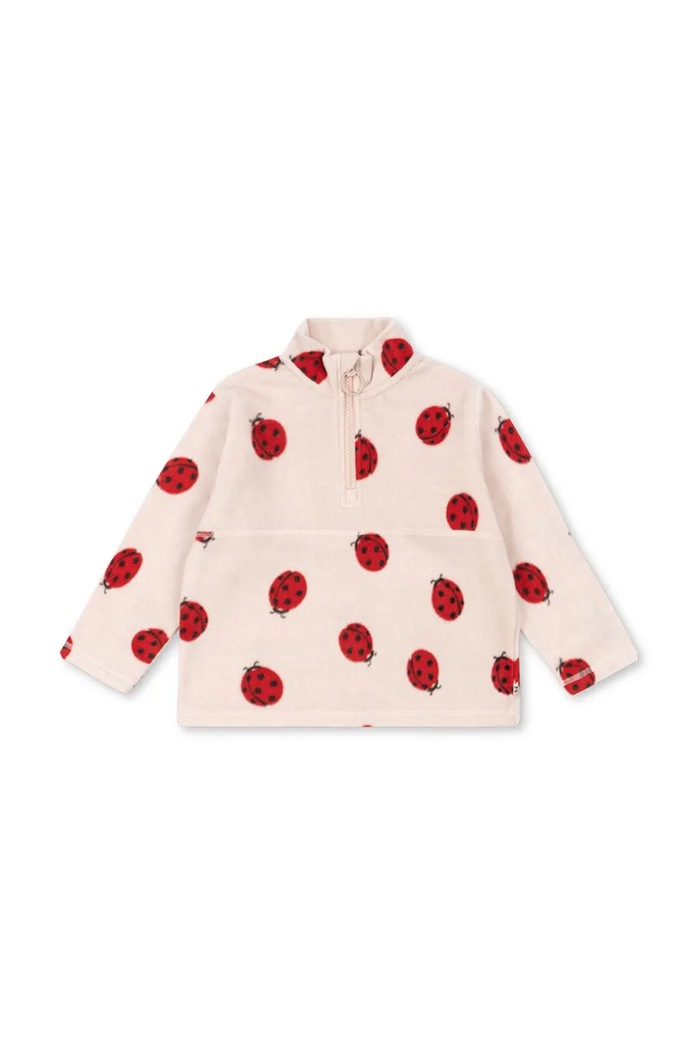 Detská mikina Konges Sløjd TAVI FLEECE SWEATSHIRT GRS KS103542.9BYA béžová AW25