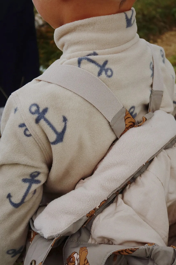 Detská mikina Konges Sløjd TAVI FLEECE SWEATSHIRT GRS KS103542.9BYA