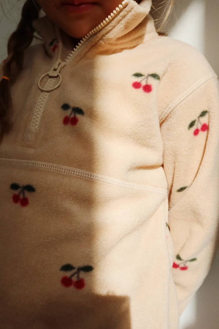 Mikina Konges Sløjd TAVI FLEECE SWEATSHIRT GRS KS103624.9BYA