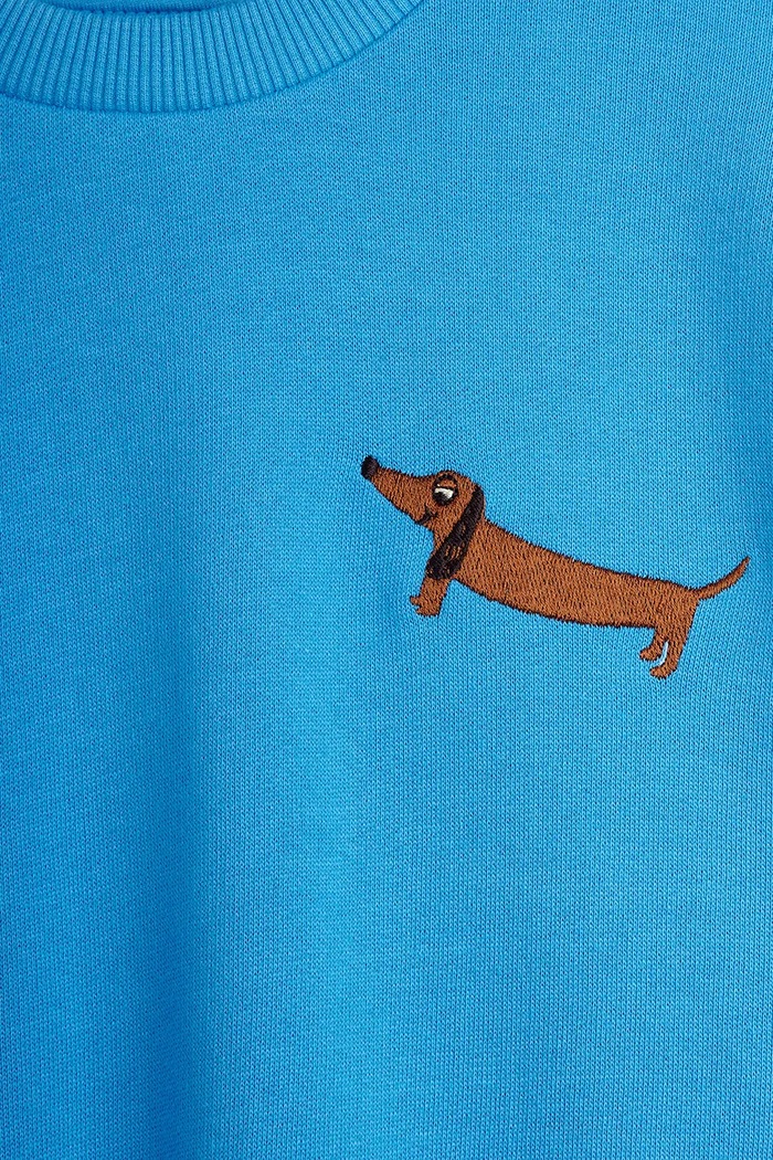 Detská bavlnená mikina Mini Rodini Dog modrá 11000311