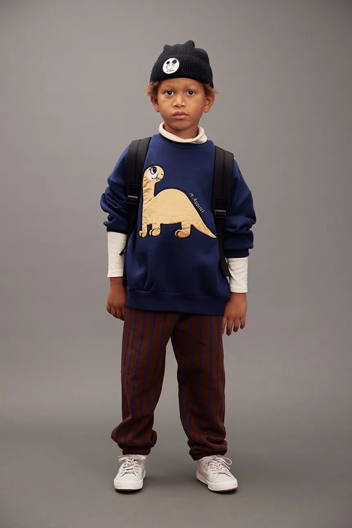 Dječja pamučna dukserica Mini Rodini Dino 25720116