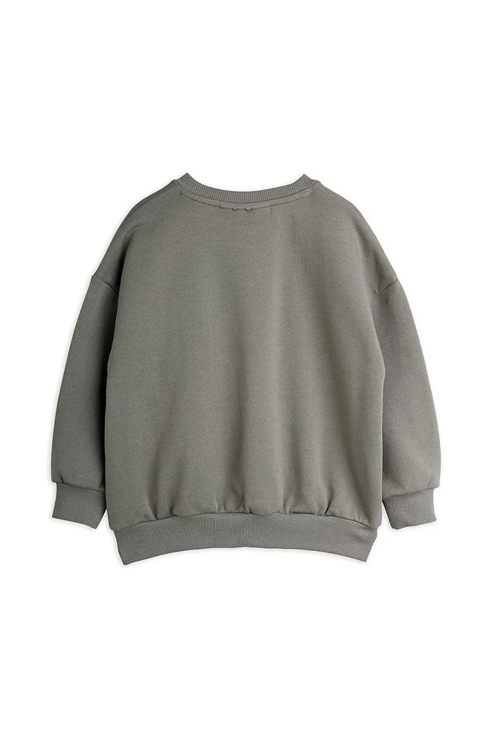 Dětská bavlněná mikina Mini Rodini Dino 25720130 zelená AW25