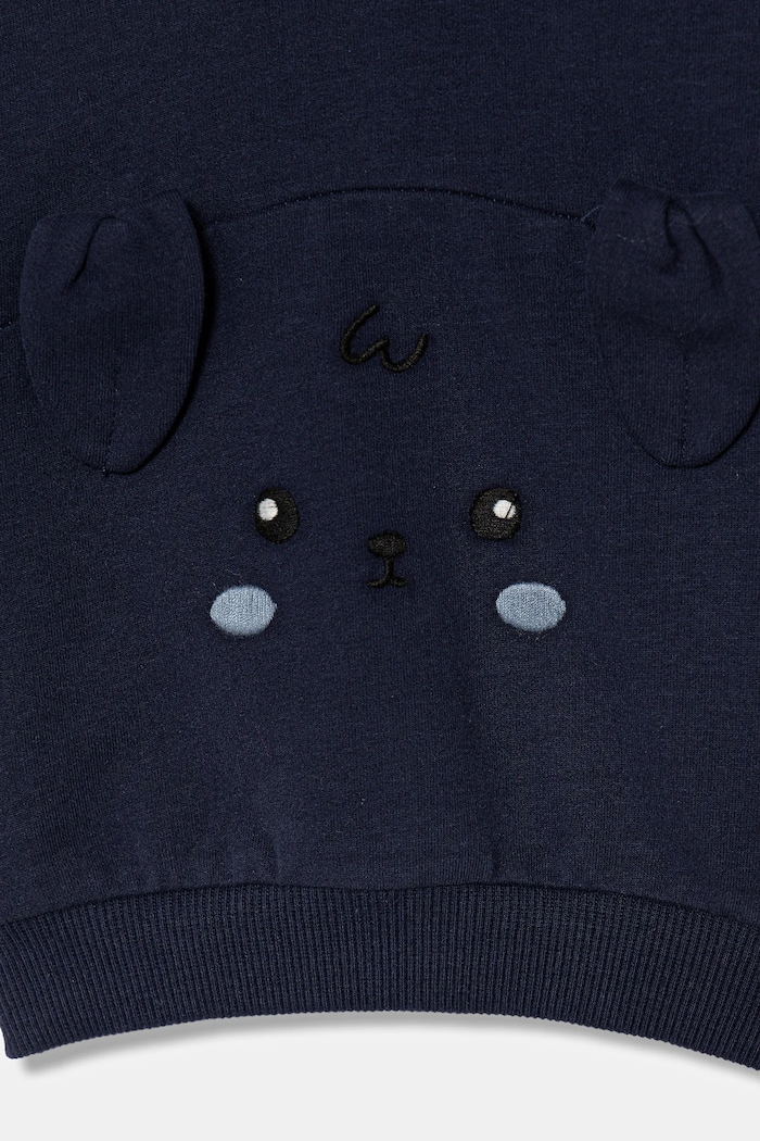 Fiú United Colors of Benetton baba felső 3MDSA1061.W.seasonal sötétkék