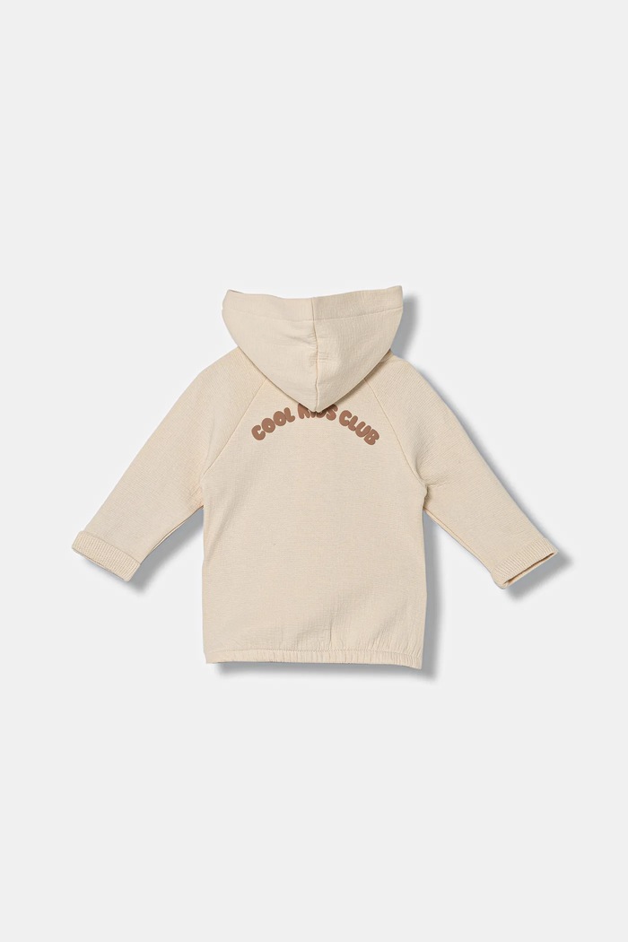 United Colors of Benetton bluza bawełniana niemowlęca 3ITEA501N.W.seasonal beżowy AW25
