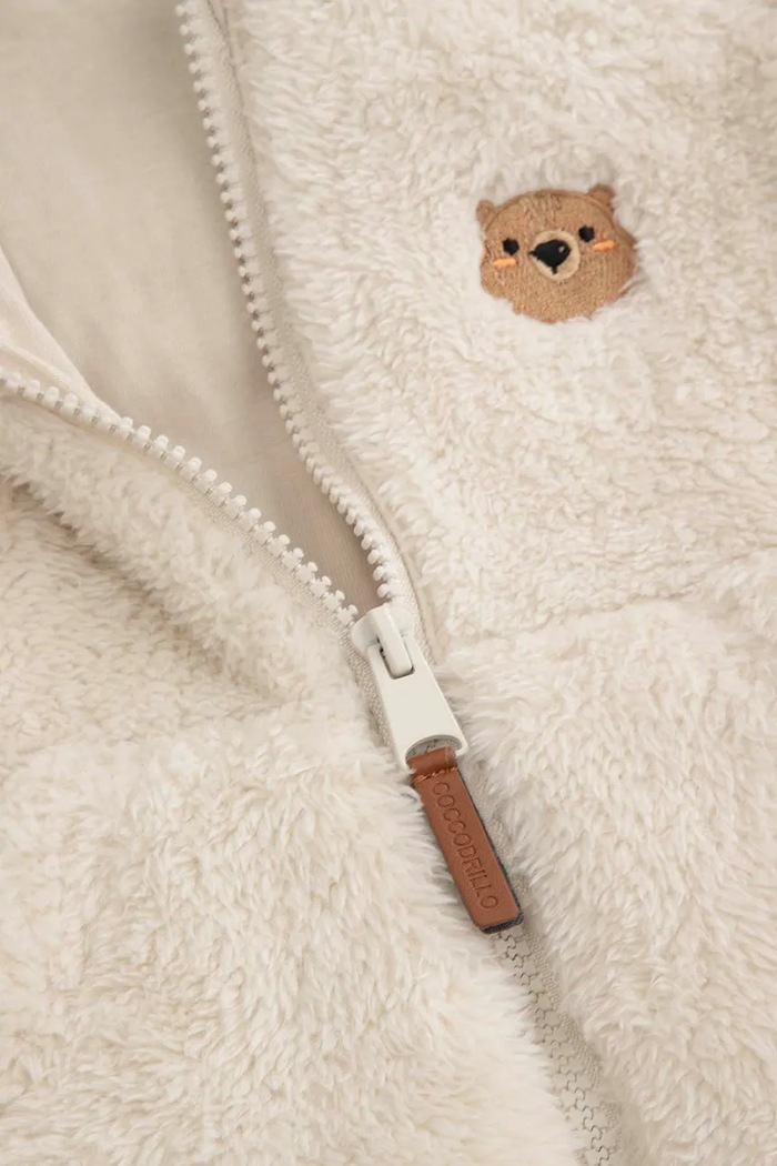 Coccodrillo bluza polarowa dziecięca beżowy ZC5132601FBN
