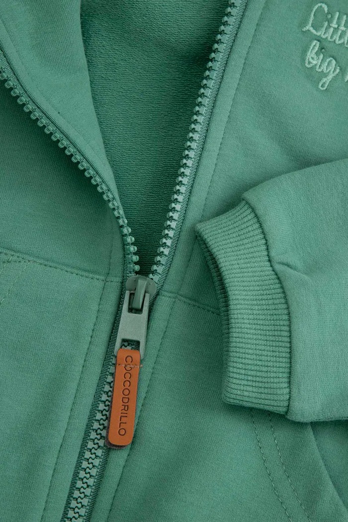 Bluză bebe Coccodrillo ZC5132401FBN verde