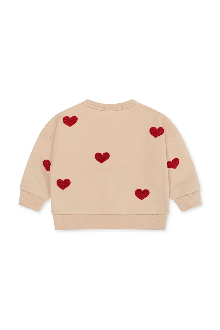 Konges Sløjd bluza dziecięca LOU SWEAT SHIRT GOTS KS104513.9BYA beżowy AW25