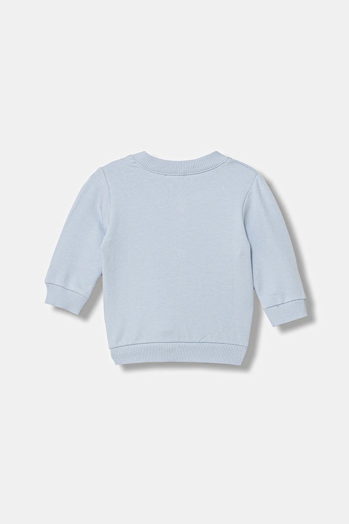 Mikina pre bábätká United Colors of Benetton 3K1CA501S.W.Seasonal modrá AW25