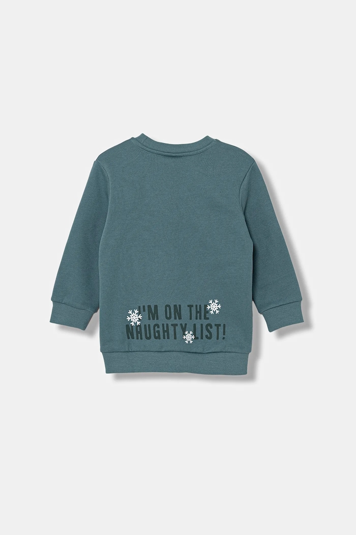 United Colors of Benetton bluza 3J73G10L3.P.Seasonal szary AW25