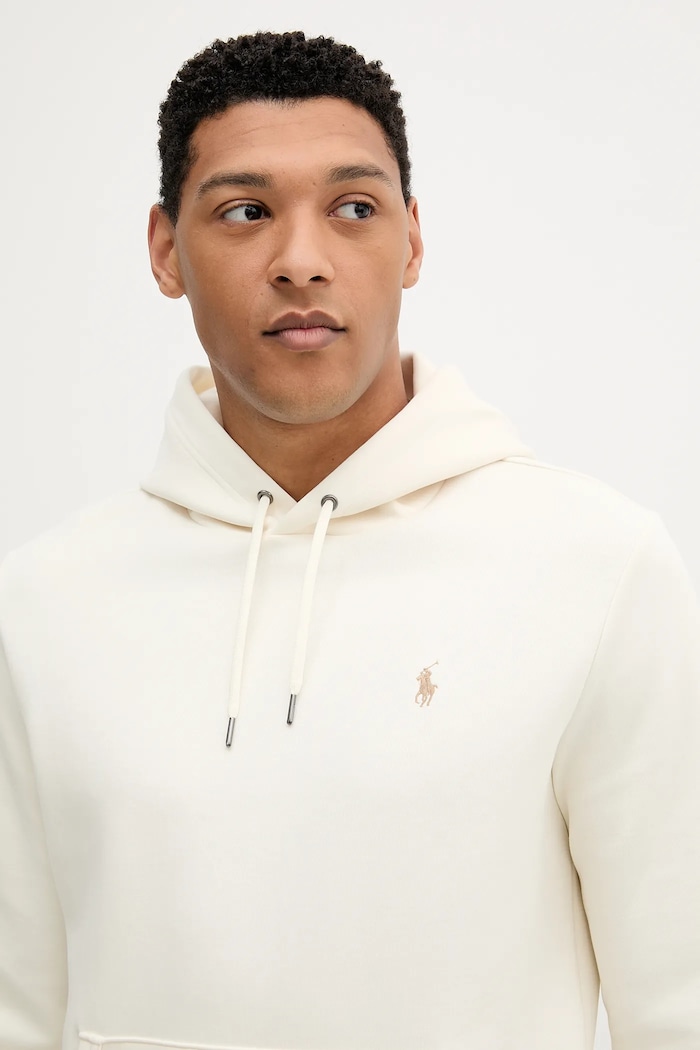 Bluza z kapturem męska Polo Ralph Lauren 710907092 beżowy