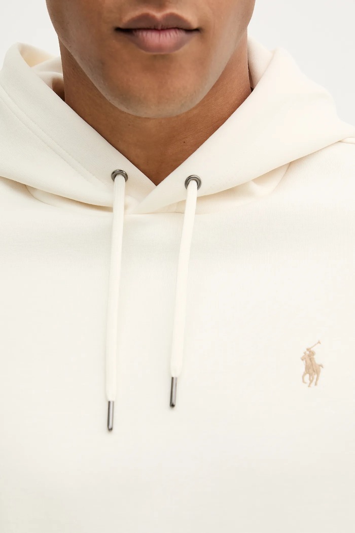 Bluza z kapturem męska Polo Ralph Lauren beżowy 710907092