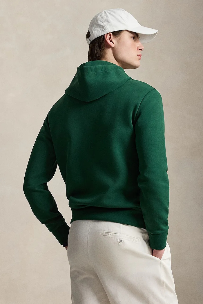 Polo Ralph Lauren mikina s kapucňou pánska 710907092 zelená AW25