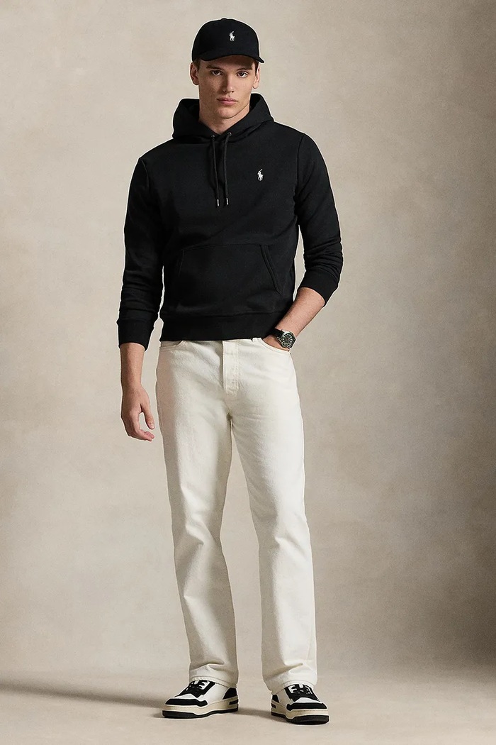 Oblečenie Polo Ralph Lauren mikina s kapucňou pánska 710907092 čierna