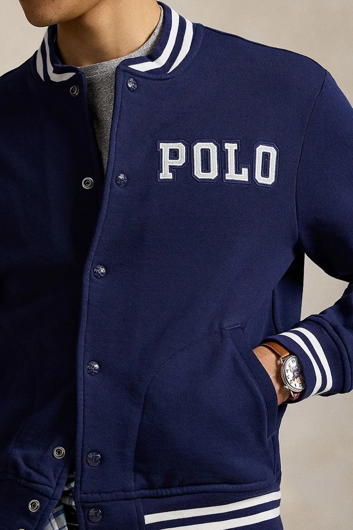 Polo Ralph Lauren bluza bawełniana 710972666 granatowy