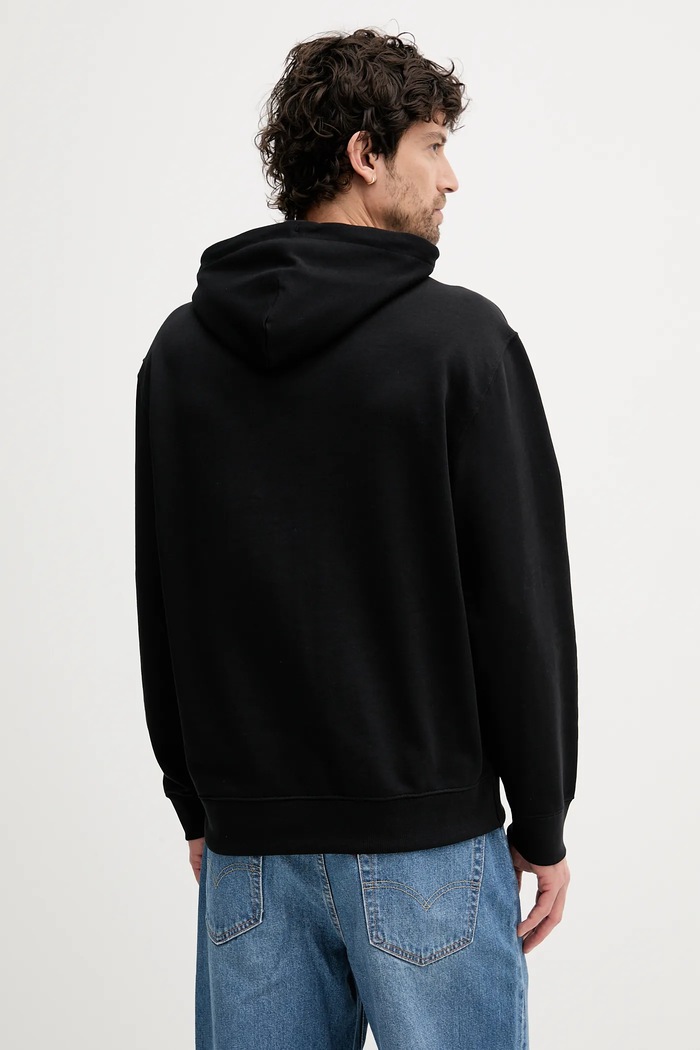 Dukserica Calvin Klein LV04RC289G crna AW25