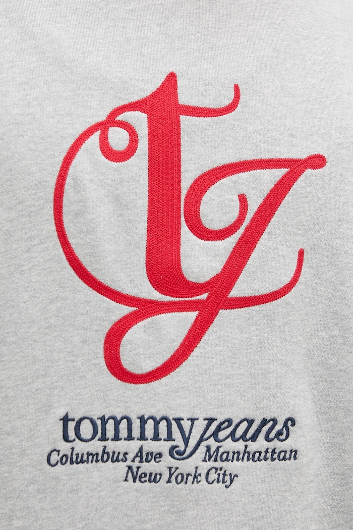 Tommy Jeans pamut melegítőfelső szürke DM0DM21614