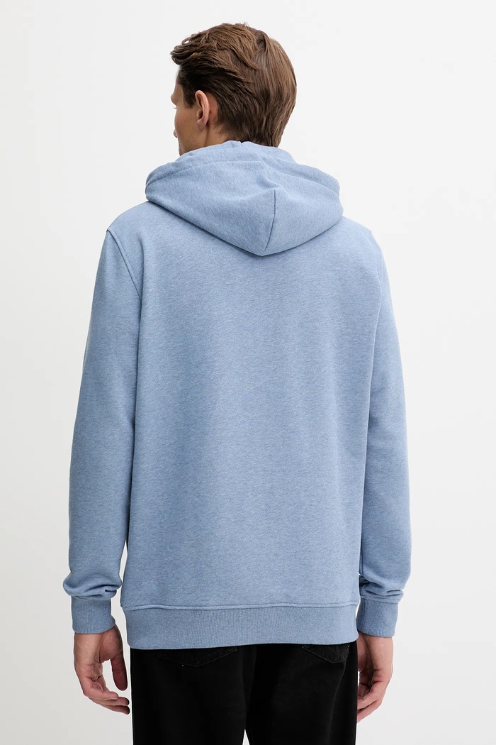 Tommy Jeans mikina s kapucňou pánska bavlnená DM0DM21922 modrá SS26