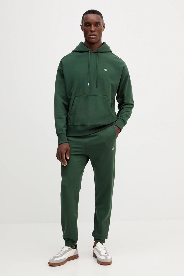 Calvin Klein Jeans bluză LV04RC278G verde SS26