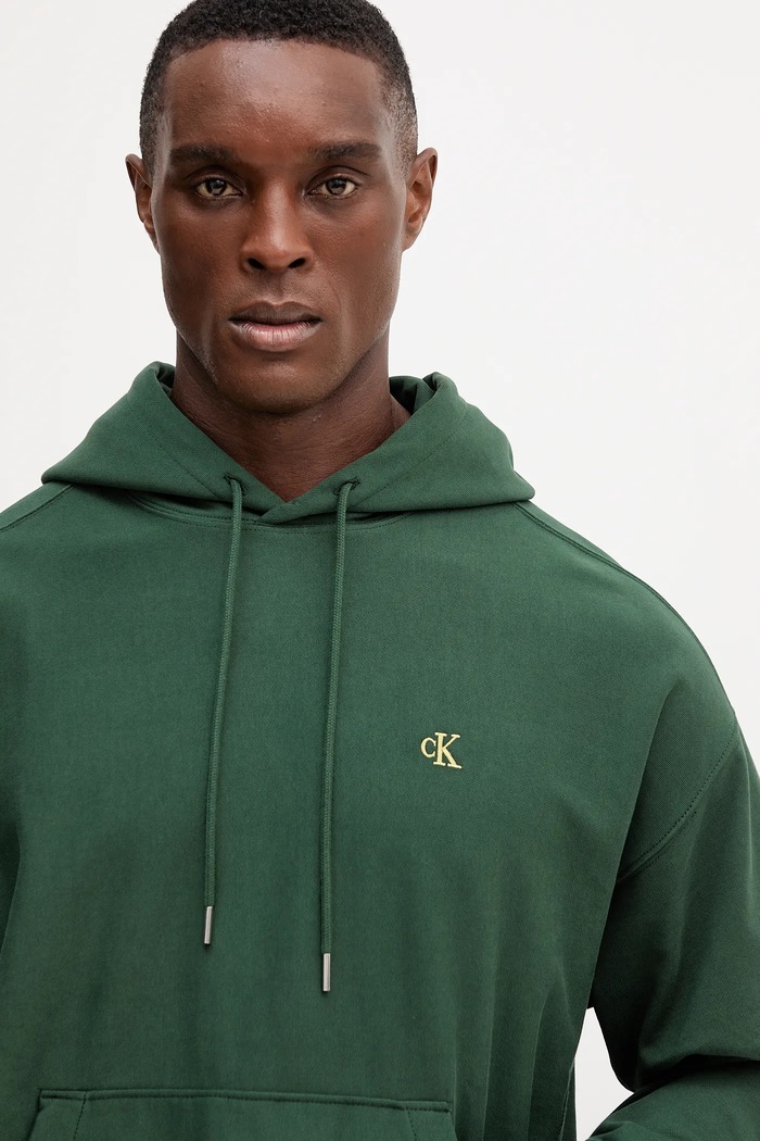 Calvin Klein Jeans bluză verde LV04RC278G