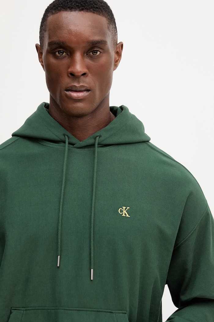 Calvin Klein Jeans bluză verde LV04RC278G