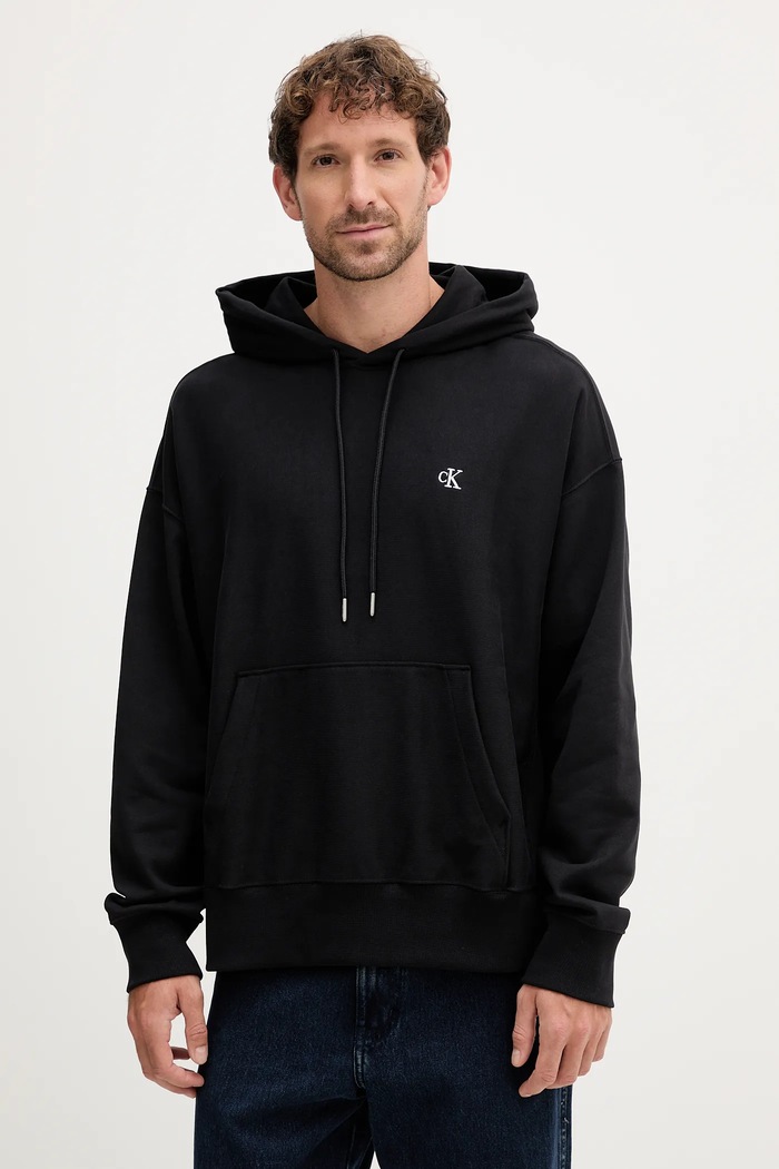 Calvin Klein Jeans felső sima fekete LV04RC278G