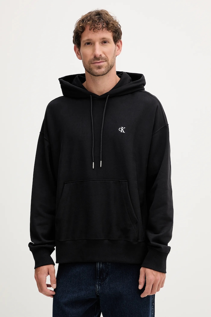 Calvin Klein Jeans felső sima fekete LV04RC278G