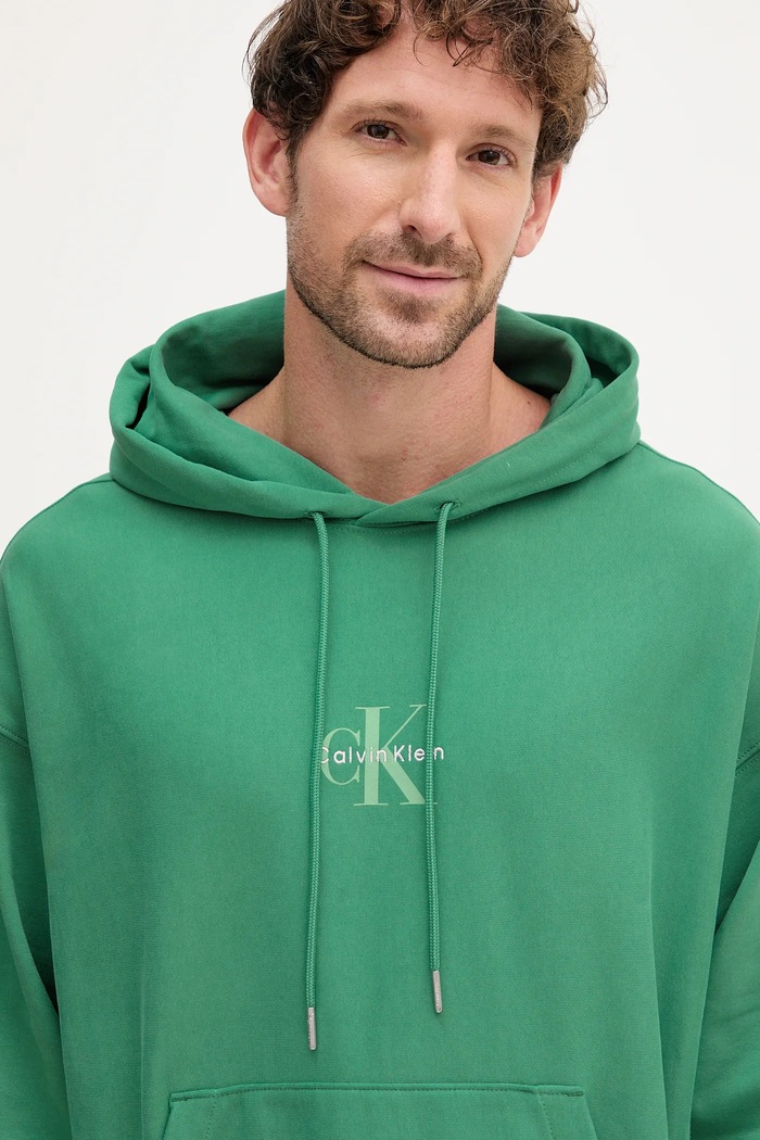Oblečení Mikina Calvin Klein Jeans LV04RC281G zelená