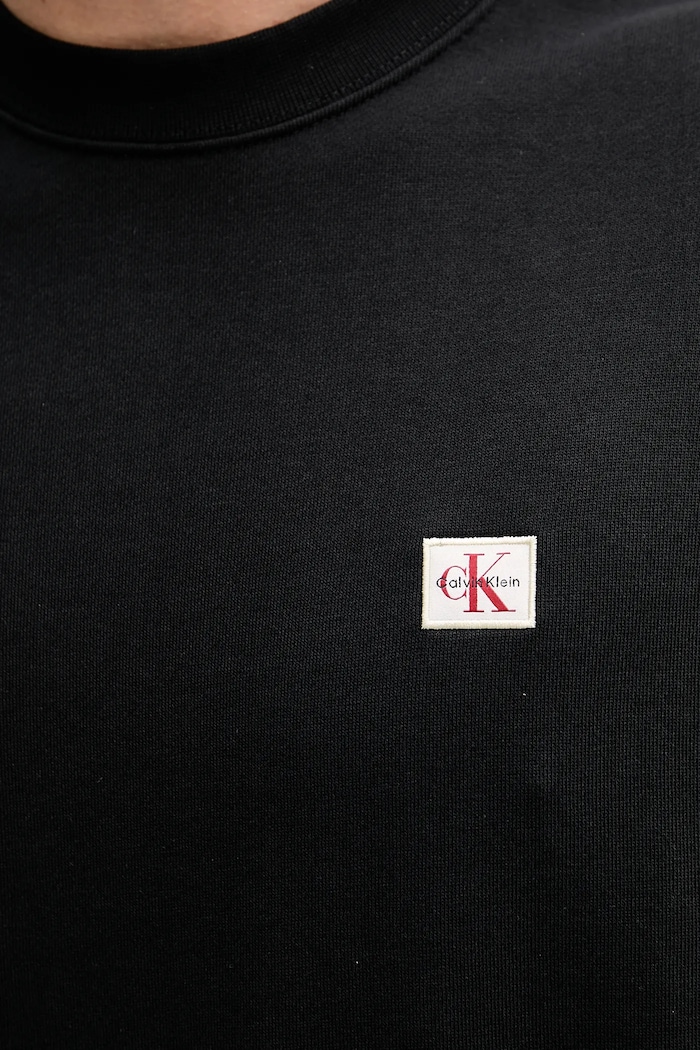 Dukserica Calvin Klein Jeans crna LV04RC273G