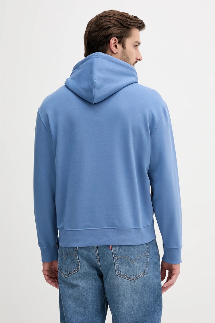 Ruházat Calvin Klein Jeans kapucnis melegítőfelső férfi pamut LV04RC274G kék