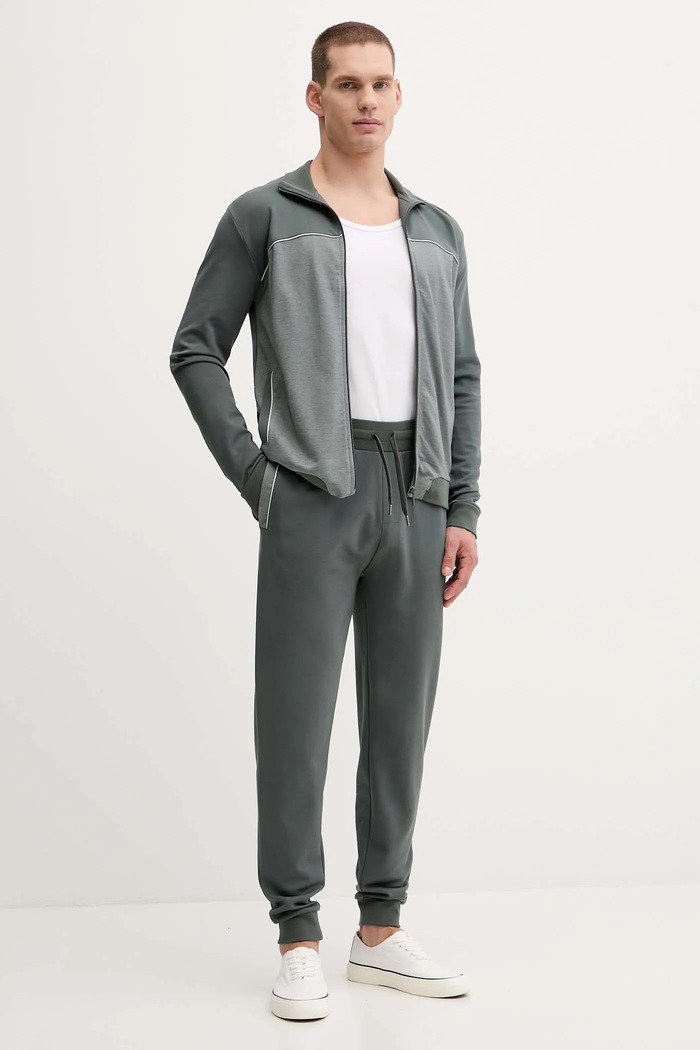 Homewear dukserica BOSS Tracksuit Jacket 50545567 zelena AW25