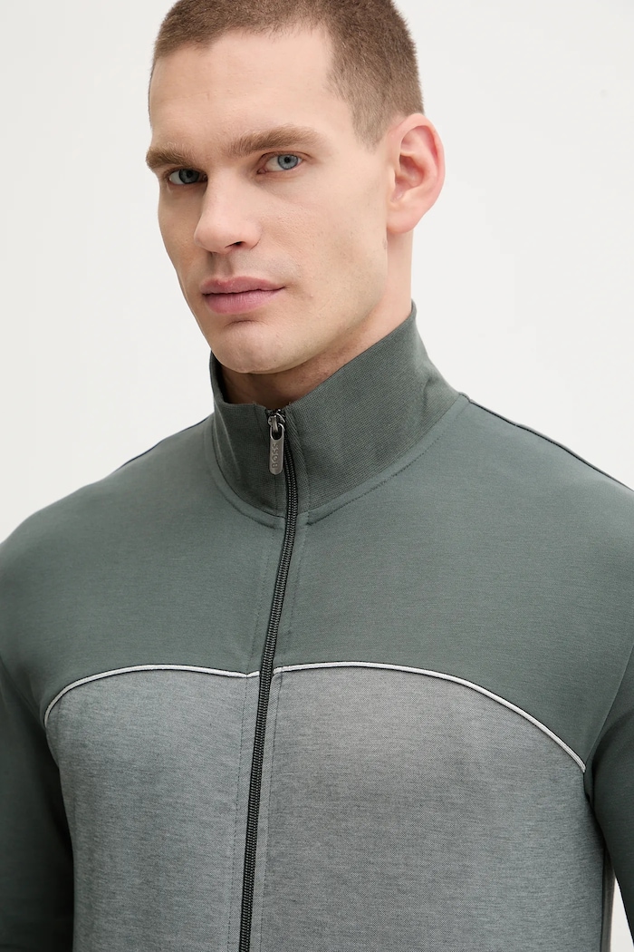 Homewear dukserica BOSS Tracksuit Jacket zelena 50545567