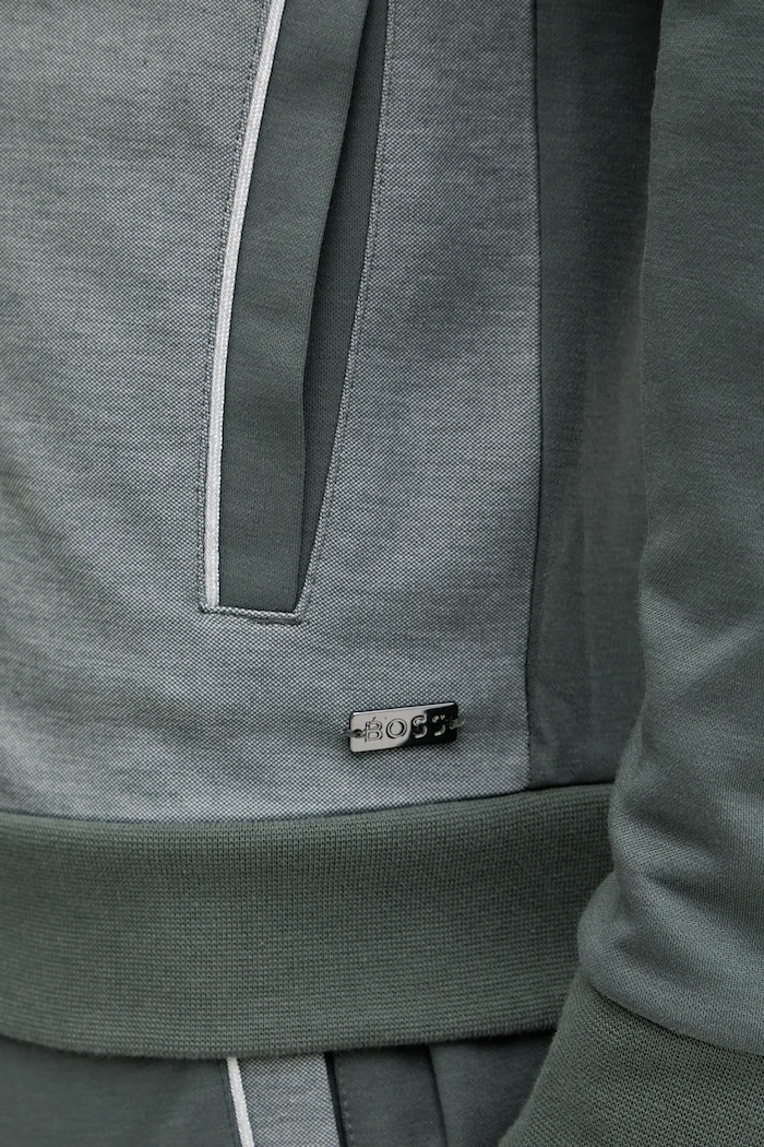 Homewear dukserica BOSS Tracksuit Jacket 50545567 zelena