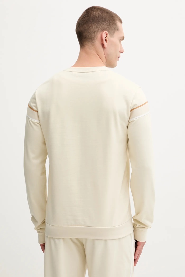 Oblačila Bombažen pulover BOSS Iconic Sweatshirt 50545589 bež