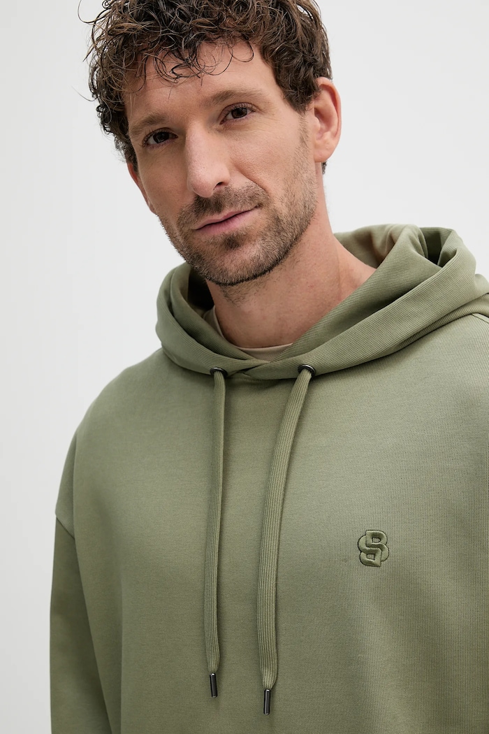 Хлопковая кофта BOSS C-Stevens 116 зелёный 50544099