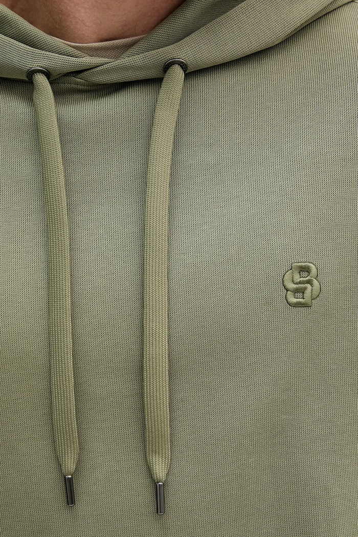 Хлопковая кофта BOSS C-Stevens 116 50544099 зелёный