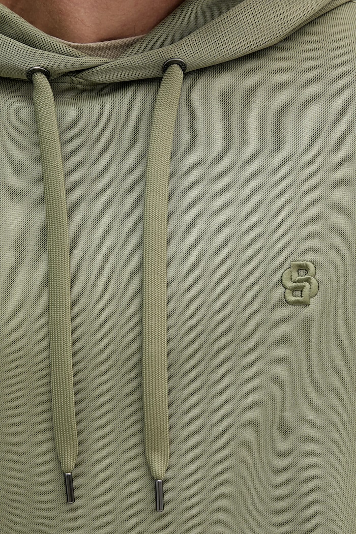 Хлопковая кофта BOSS C-Stevens 116 50544099 зелёный