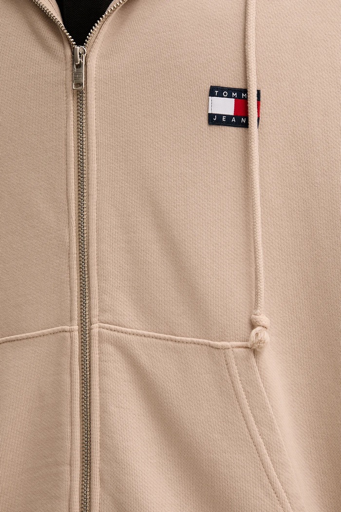 Bavlnená mikina Tommy Jeans DM0DM22080 béžová