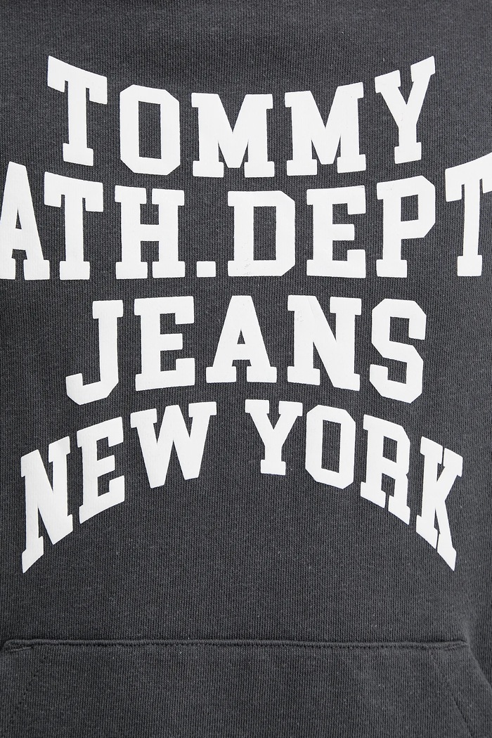 Bavlnená mikina Tommy Jeans DM0DM22082 sivá