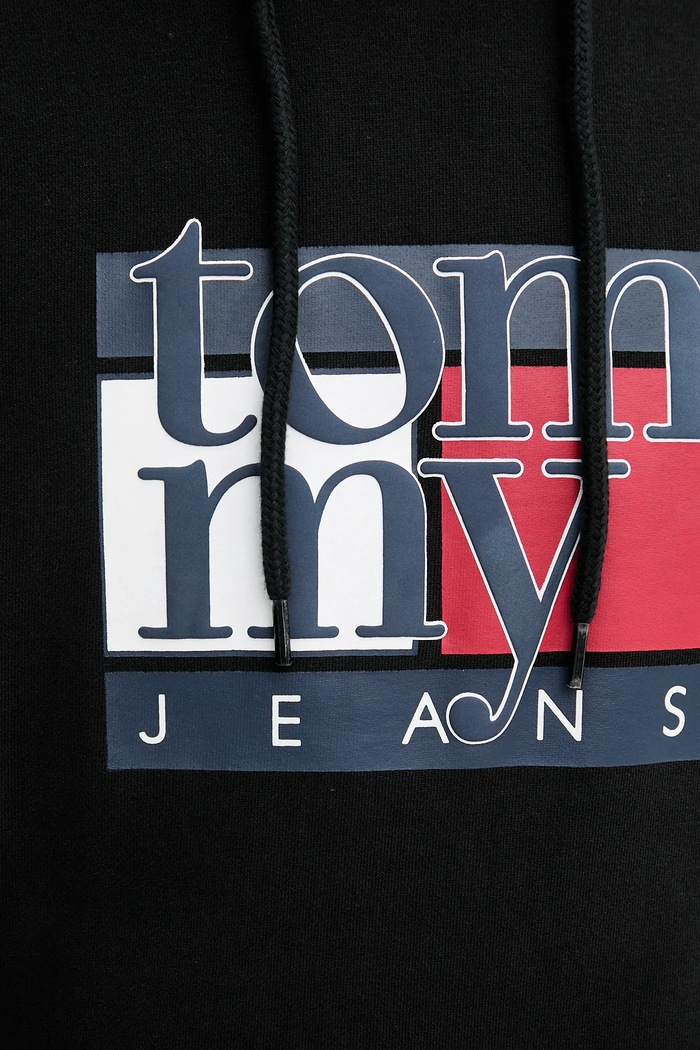 Bavlnená mikina Tommy Jeans DM0DM22092 čierna