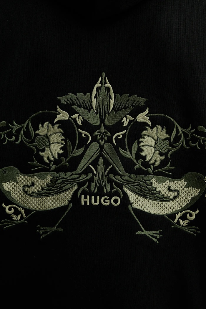 HUGO bluza bawełniana Dimstone 50542558 czarny