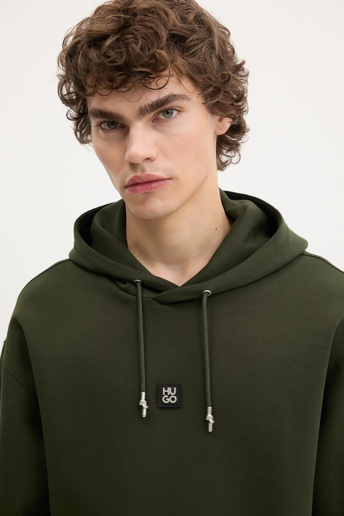 Суичър HUGO Dargenhood зелен 50542583
