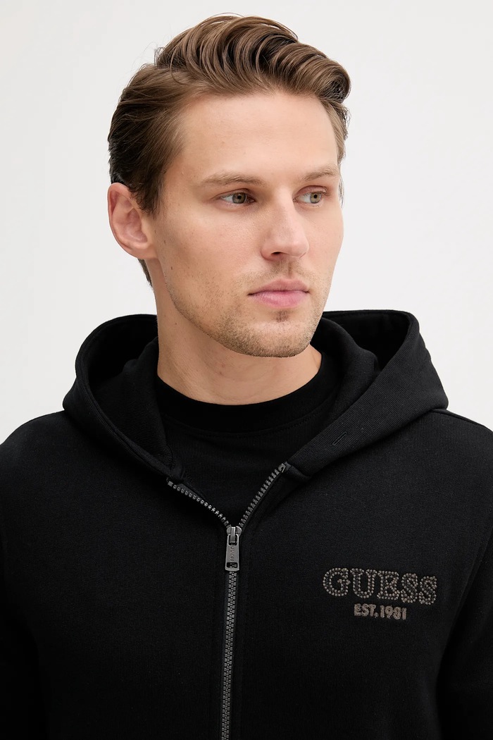 Ρούχα Μπλούζα Guess M5YQ48.KCN01 μαύρο