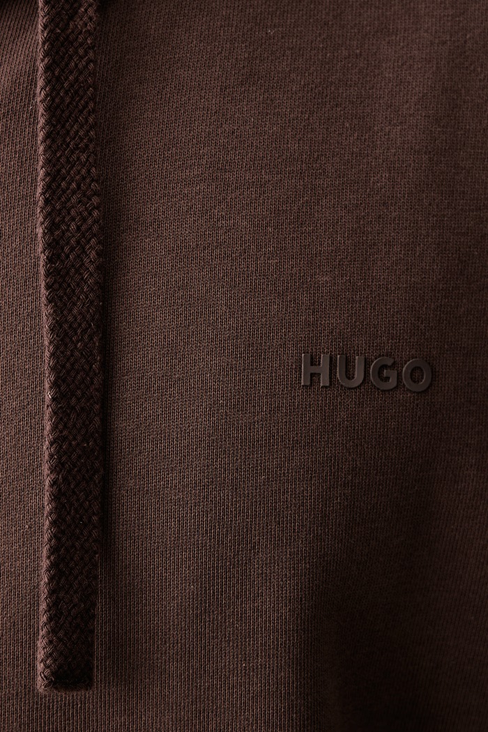 Bluza z kapturem męska Dapozip HUGO brązowy 50548651
