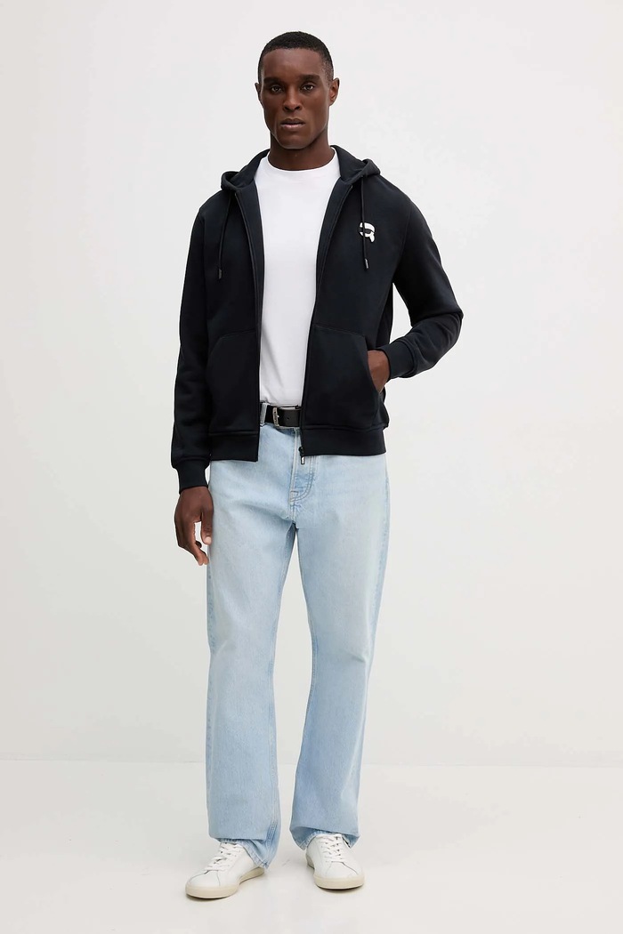 Karl Lagerfeld bluza 554910.705045 granatowy AW25