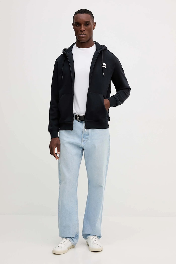 Karl Lagerfeld bluza 554910.705045 granatowy AW25