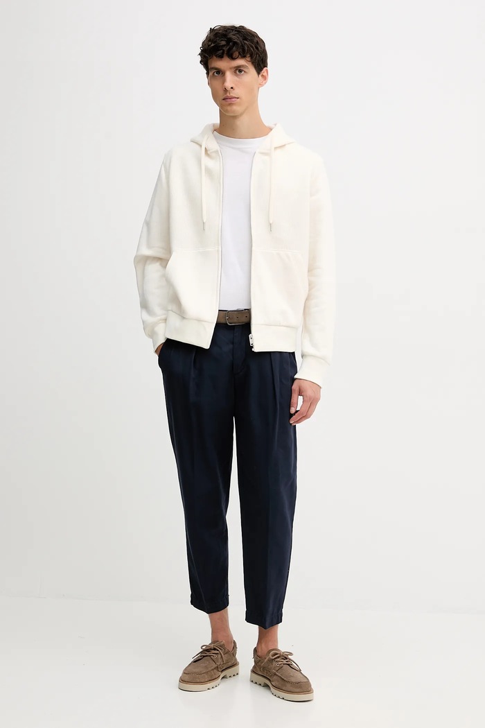 Суичър с вълна United Colors of Benetton 3ORNU500S бежов AW25