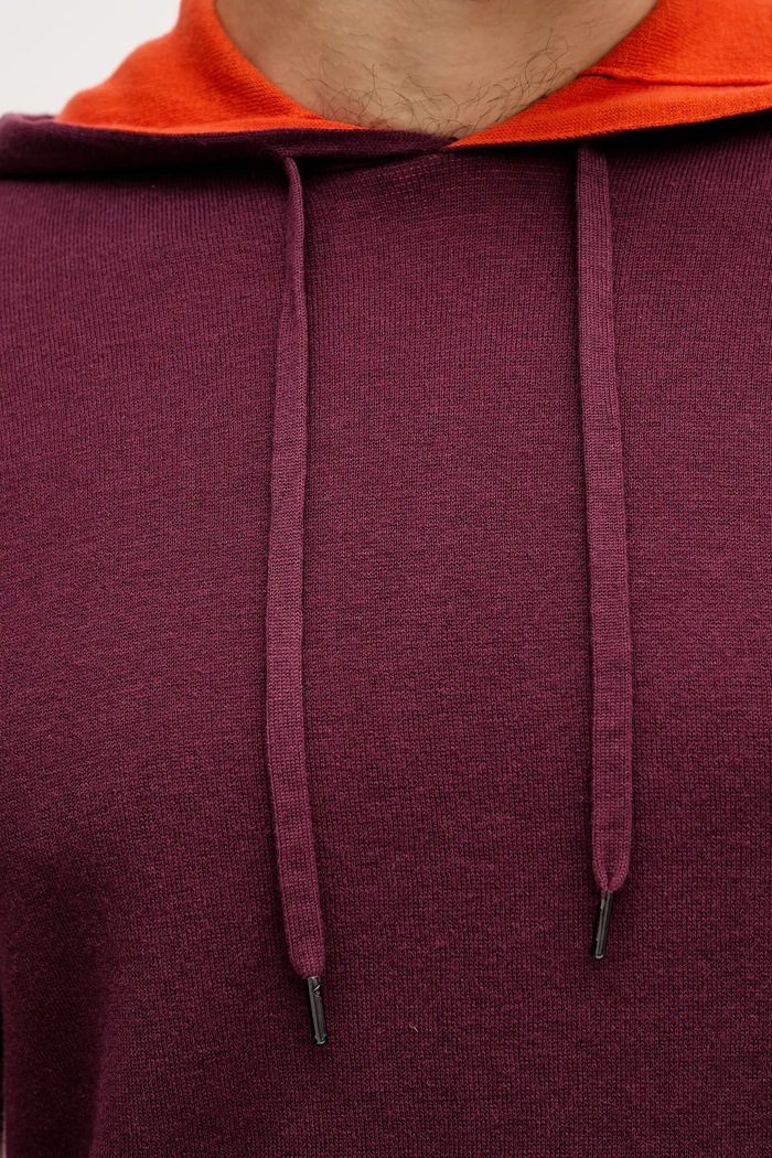 United Colors of Benetton pulover din amestec de lână 1Y6SK201X burgundia